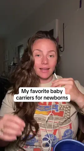 A post by @latchingwithgrace on TikTok caption: I’m a sucker for a good baby carrier. Here are some of my favorites for newborns! ##momsoftiktok##babytips##momtips##firsttimemom##newmom##babyregistry##babymusthaves##breastfeeding##babycarrier##ringsling##creatorsearchinsights 