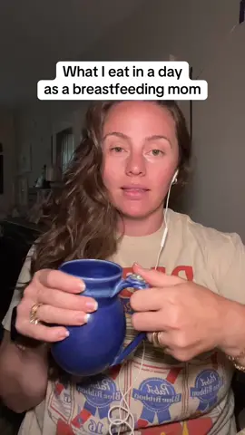 A post by @latchingwithgrace on TikTok caption: A realistic look at what I eat in a day as a breastfeeding mom. I do not count calories. I like to try to focus on high protein and I really try to get a lot of fiber whenever I can. Some days are more planned out than others. Today, my sister came over and we just snacked on some delicious food for lunch, so I probably didn’t hit my fiber or protein goals today. But that’s okay! as a mom of three, every day can’t be perfect!  ##momsoftiktok##momtips##breastfeeding##breastfeedingjourney##momlife##momof3##whatieatinaday 