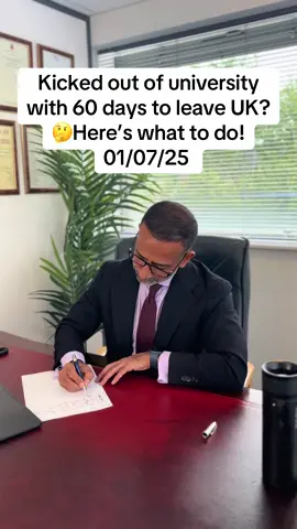 A post by @bukharichambers_ltd on TikTok caption: Mr. B gives real advise on what students in this situation can do — and what to avoid at all costs. #fyp #UKImmigration #StudentVisaUK #CurtailmentNotice #OverstayerUK #MrBImmigration #VisaAdviceUK #InternationalStudents #UKVisaHelp #StudyInUK #LegalAdviceUK