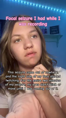 A post by @strivewithsoph on TikTok caption: I have 15-20 focal seizures per day. I call them the simple “zone out” ones where I can hear but can’t respond. Those are auras (focal aware seizures) but this one happened to be a focal unaware seizure. I get maybe one or two focal unaware seizures per day. #epilepsy #epilepsyawareness #epilepsywarrior #seizure #seizures #seizuresawareness #focalepilepsy #fyp #fypシ #fypシ゚viral #tiktok #tiktokviral #awareness 