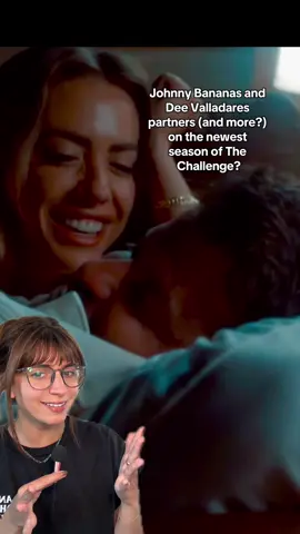 A post by @katericcio on TikTok caption: I love a showmance ok sue me!!  #thechallenge #survivor #johnnybananas #deevalladares #mtv #cbs #cbssurvivor #survivorcbs #thechallengemtv #realitytv #recap #showmance #greenscreen 