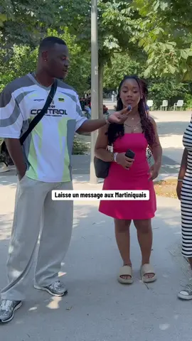 A post by @micro2rouen on TikTok caption: Laisse un message aux Martiniquais #microtrottoir #micro2rouen #paris #martinique #guadeloupe #antilles 