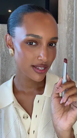 A post by @jastookes on TikTok caption: The lip everyone keeps asking about. @Clinique NEW Almost Lipstick in Nude Honey. Available now at @ultabeauty #CliniquePartner #GoNudeHoney