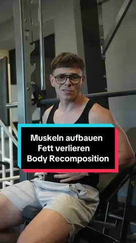 A post by @muellermario on TikTok caption: Fett verlieren & Muskeln aufbauen?!🤔🔥 #fitness #gym #workout #training 