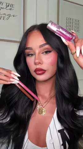 A post by @ on TikTok caption: huda beauty lip stains💗💗💗