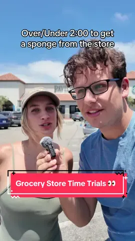 A post by @michael.dicostanzo on TikTok caption: Is today the day I hit the under??? 👀🤷🏻‍♂️🧽 #grocerystore #timetrials 