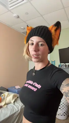 A post by @skylarcalico on TikTok caption: “You’re autistic” what clued you in? Hat from @neko.to.mori shirt from @cherrykitten leggings from @Neo4ic #autism #highfunctioningautism #latediagnosedautistic #autistic #catears #foxears #masking #unmasking #insult #argument #fyp #fypage 