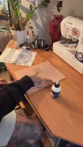 A post by @cinnamonsoull on TikTok caption: The real artist is the kitten