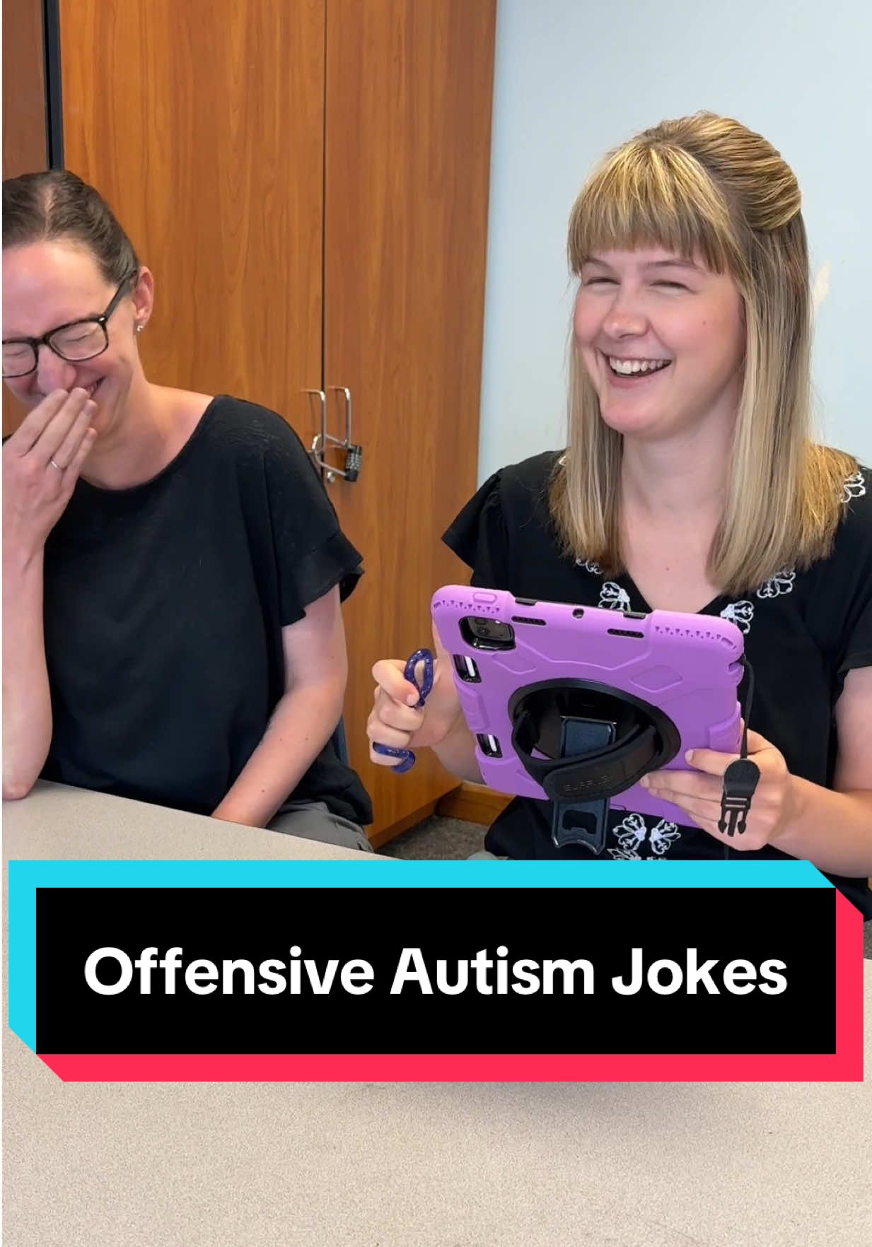 A post by @kaelynn_vp on TikTok caption: Happy international joke day! Autistic people can make jokes too 😜🖤 #autistic #autism #autisticadult #autismawareness #autismacceptance #neurodivergent #loveonthespectrum 