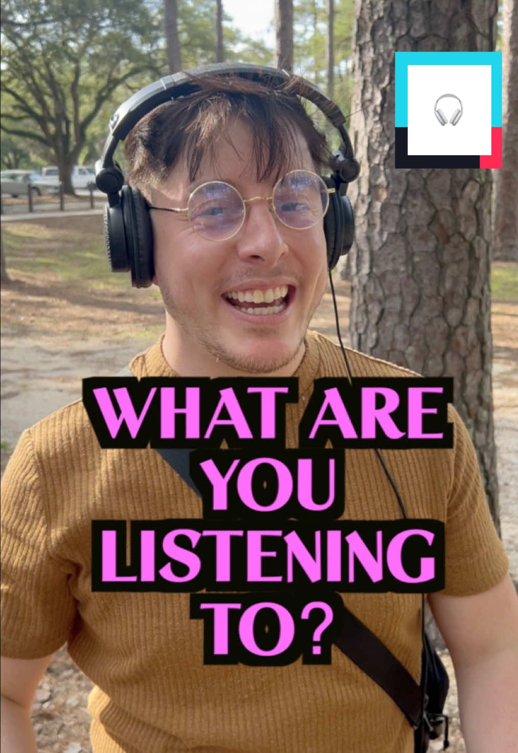 A post by @thomassanders on TikTok caption: What are you listening to? 🎧 (W/ @cconnorjoseph & @That Kenny Guy) #comedy #music #relatable #taurus