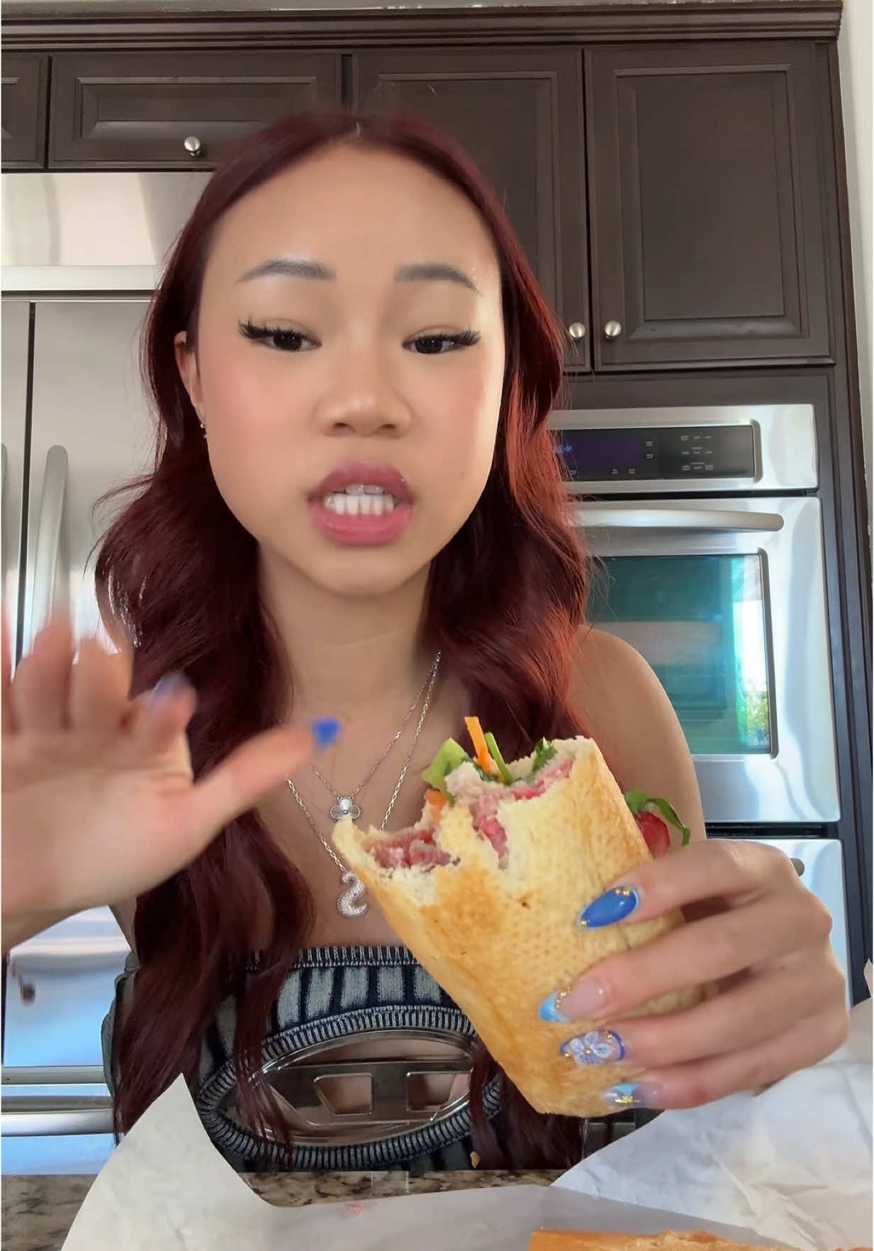A post by @sanguyenn on TikTok caption: BANH MI
