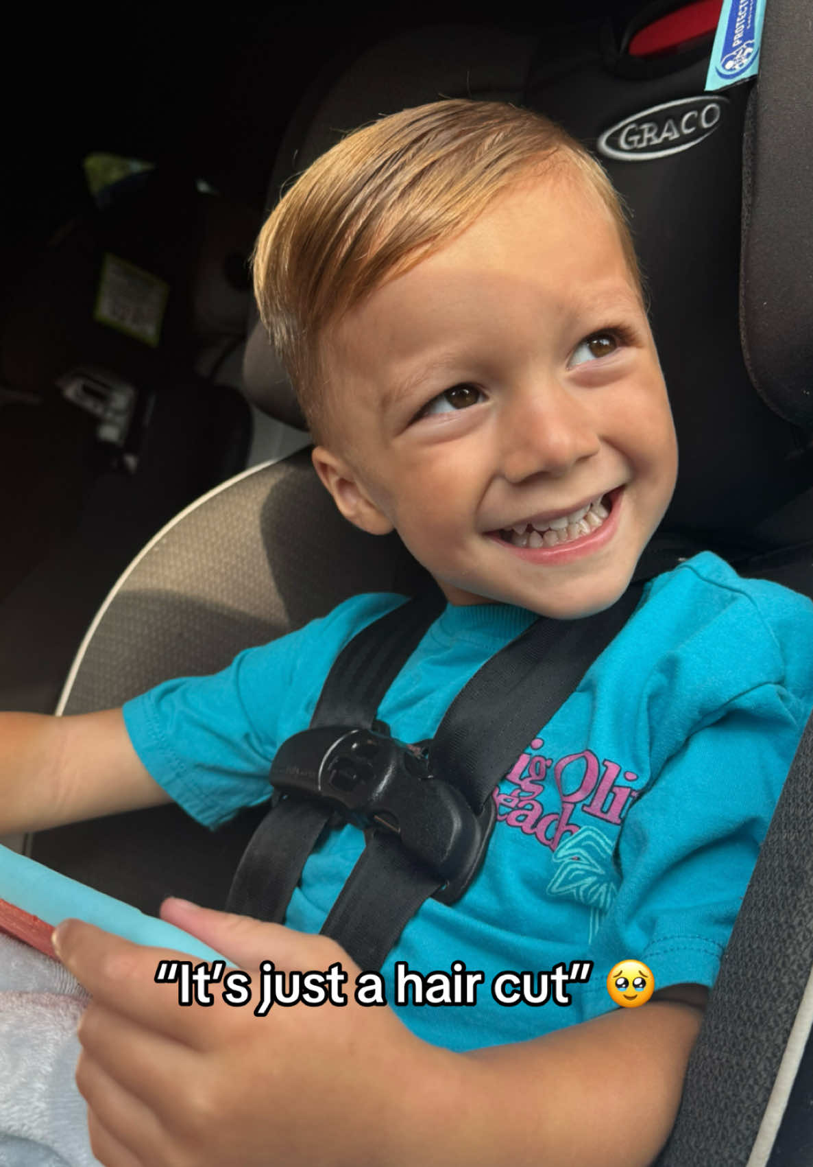 A post by @tasiaalexis on TikTok caption: Something about watching your last baby look so grown 🥹 my heart wasn’t ready but look at that sweet face ❤️ #TheTransformationThough 