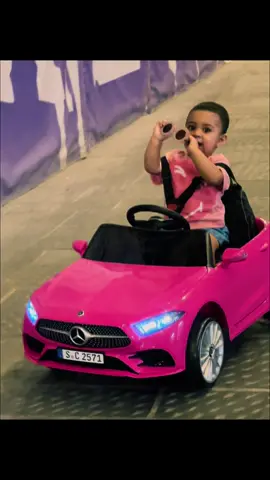 A post by @ahasanulhaqpial on TikTok caption: Her pink Mercedes ❤️❤️