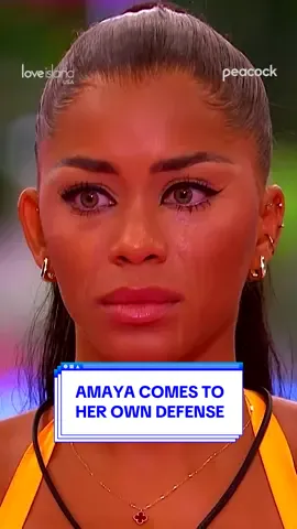 A post by @loveislandusa on TikTok caption: "Sometimes I'm not the book that someone should be reading and that's okay." 🥺 #LoveIslandUSA @Amaya🩰🍒💕🫧 