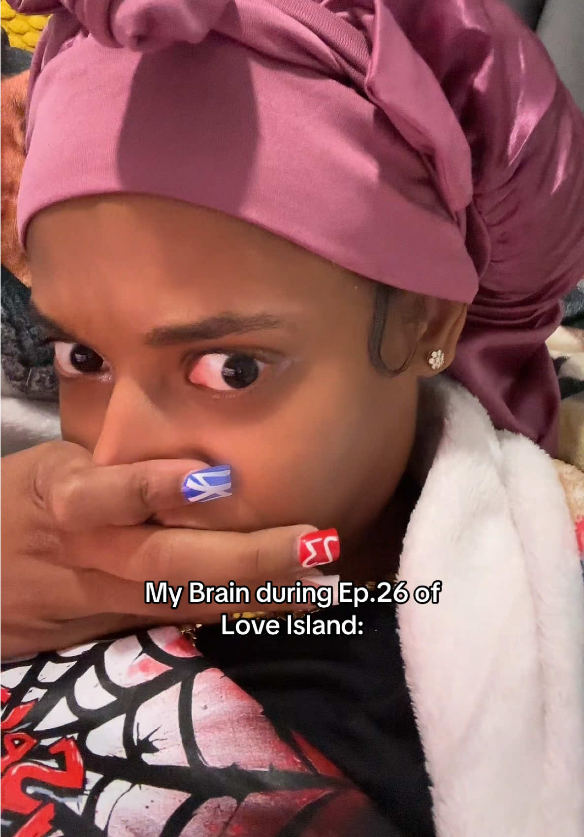 A post by @__therealnia on TikTok caption: I’m actually shaking while watching this 😳 messy ain’t the word! #fypシ #therealnia #loveislandusa #foryoupage #trending #viral 