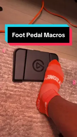 A post by @carterpcs on TikTok caption: You need a foot pedal for your gaming setup trust #carterpcs #tech #techtok #techfacts #Gaming #footpedal 