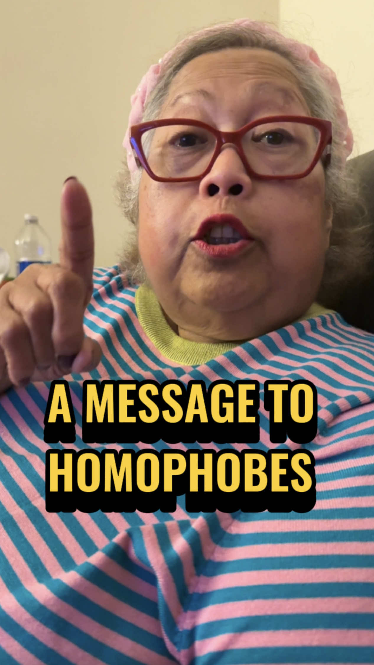 A post by @otakoyakisoba on TikTok caption: Mama LuLu’s message to homophobes.