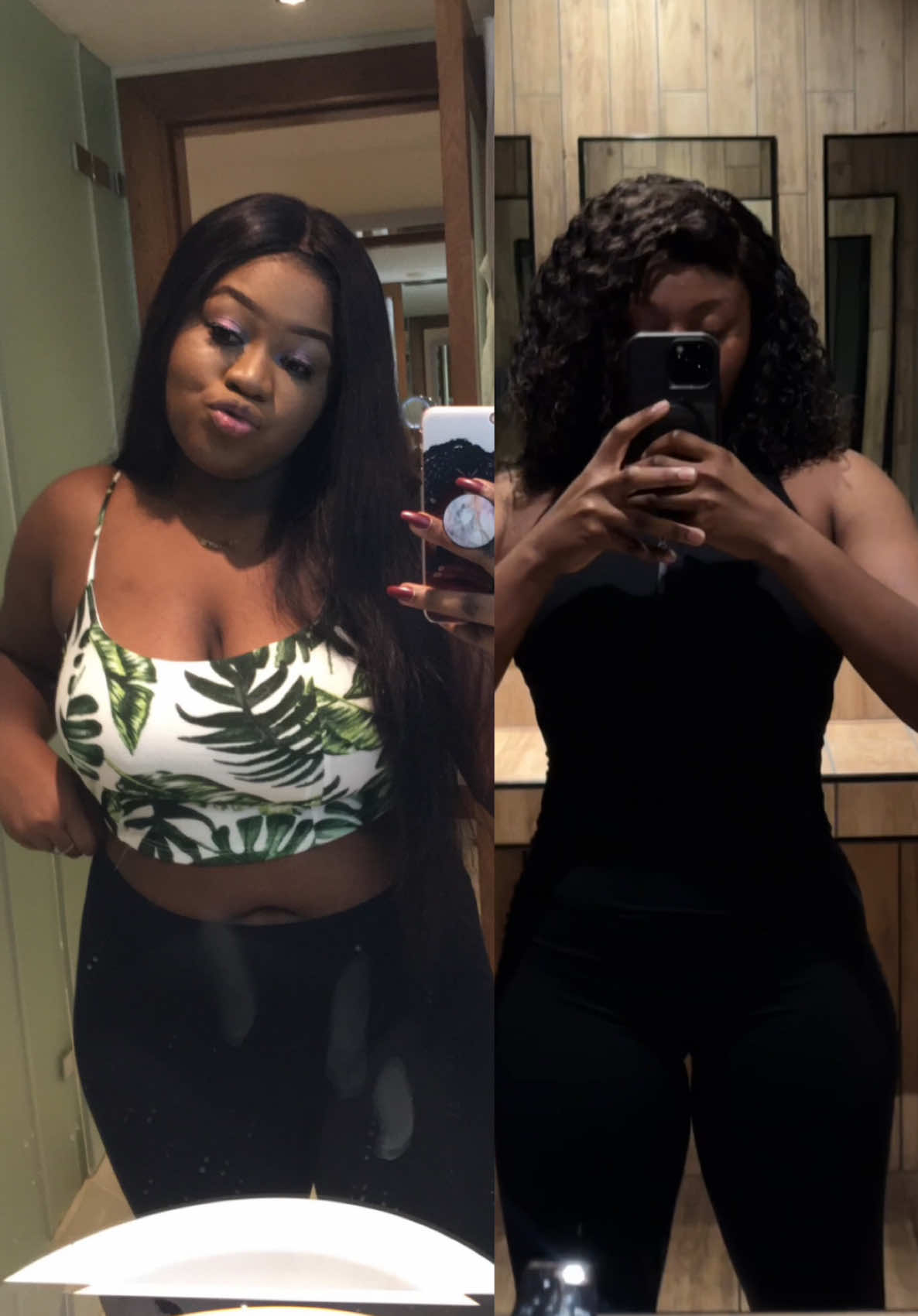A post by @cynthia_lifts on TikTok caption: Who needs help!?! -94 pounds #weightlosstransformation #fitnessmotivation 