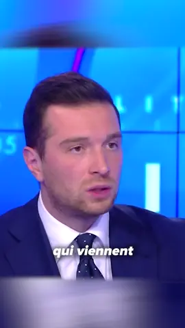 A post by @jordanbardella on TikTok caption: La France n’est pas un guichet social !