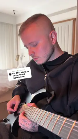 A post by @rjpasin on TikTok caption: Replying to @🤷‍♂️ song name : hypertension #metalcore #posthardcore #rjpasin 
