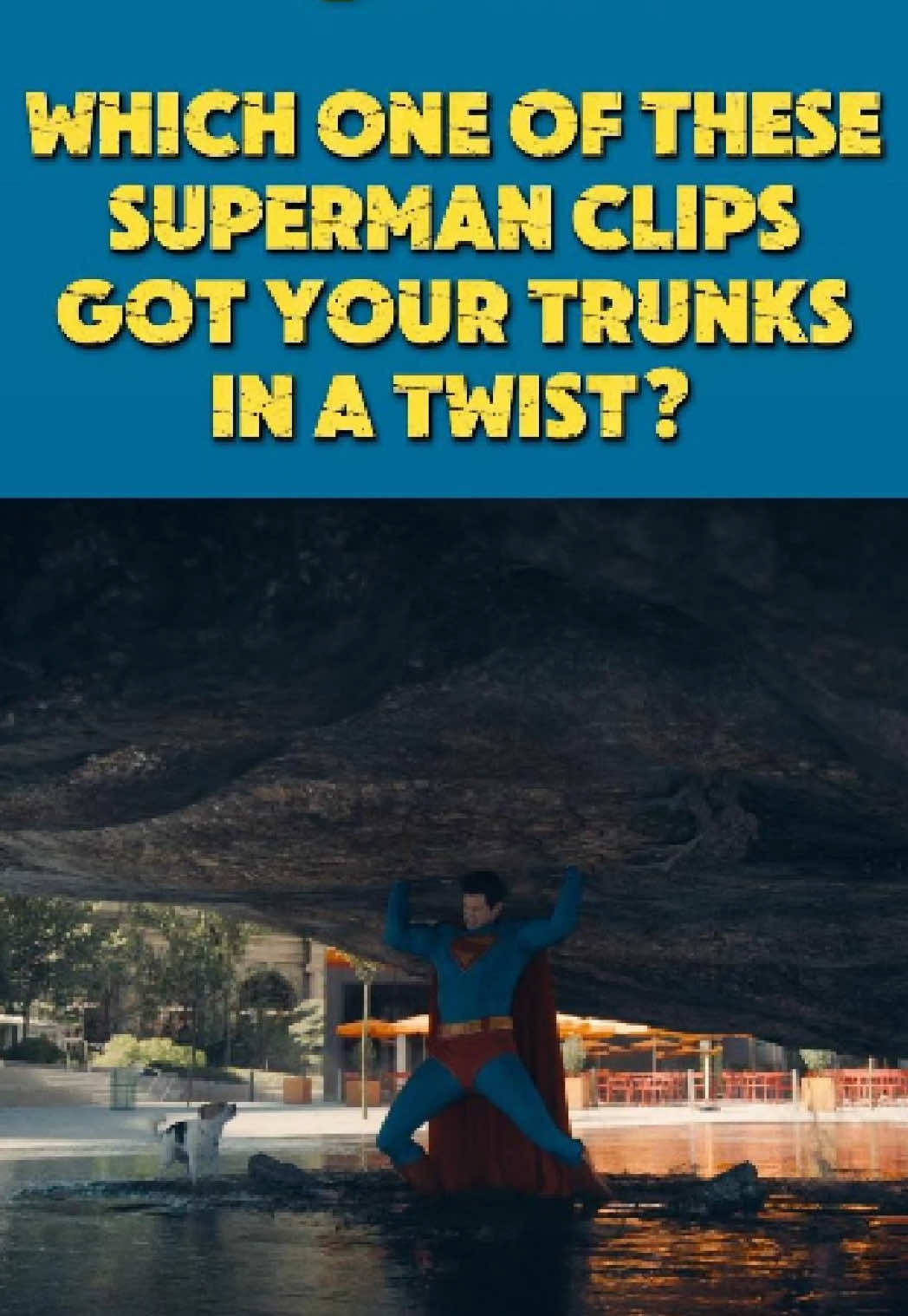 A post by @geekculture on TikTok caption: Are you as hyped as we are for Superman??? How would you rate him from zero to hero? #Superman #ClarkKent #LoisLane #Krypto #Kaiju #WhatToWatch #Geek #fyp #fypシ 