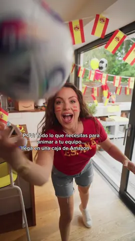 A post by @lucii_lba on TikTok caption: Publi | Me faltaba algo… hasta que llegó mi pedido de Amazon 📦 Ahora sí que estoy lista para la UEFA Women’s EURO 2025 🇪🇸⚽️ Todo lo que necesitas, justo a tiempo para el pitido inicial. Anima a tu manera con Amazon.