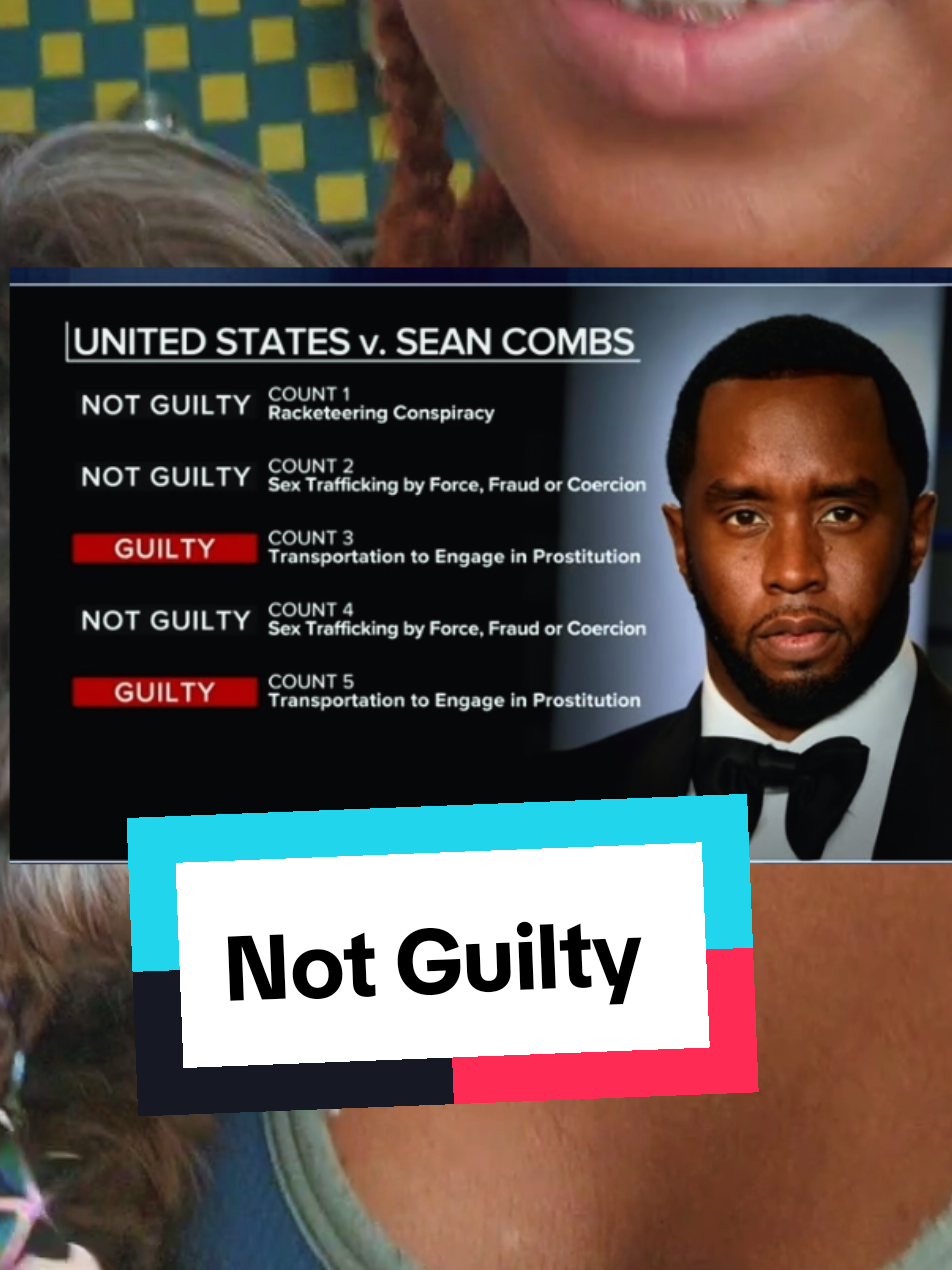 A post by @jusnene on TikTok caption: #diddy #notguilty #fyp 