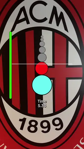 A post by @acmilan on TikTok caption: ✅❤️🖤 #acmilan #seriea #TikTokCalcio #tiktokfootball #calciotiktok #calcio #taptrap #filter #viralfilter