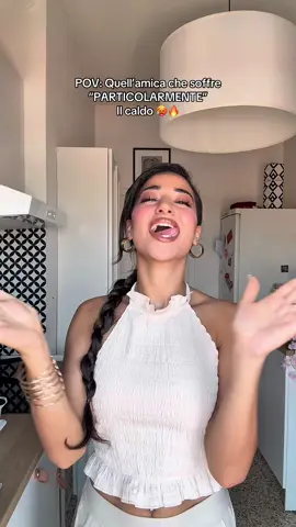 A post by @chaimaacherbal on TikTok caption: Ma raga, MA CHE CALDO FAAAAA?? 😂😂 Sai già chi taggare!! #amica #amicizia #caldo #sole 