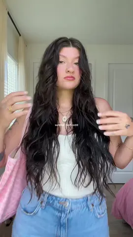 A post by @madiellemadie on TikTok caption: Basic mom ootds all summer 🤏🏼💖 #momootd #momsoftiktok #ootd #outfitoftheday #summeroutfit #toddlermom 