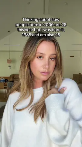 A post by @ashleytisdale on TikTok caption: 40 is the new 25 💅🏻