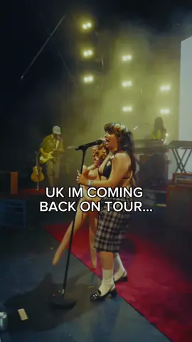 A post by @ on TikTok caption: don’t think I forgot about u… UK  to get pre-sale tickets, pre-order any format of ‘I’m Only F**king Myself’ from my store before 10am BST monday 7 july, link in my bio.  general sale on thursday 10th july - 10am local! can’t wait to see you all. going to be so special OCT 6TH MANCHESTER / OCTOBER 9th BIRMINGHAM / OCTOBER 15th LONDON