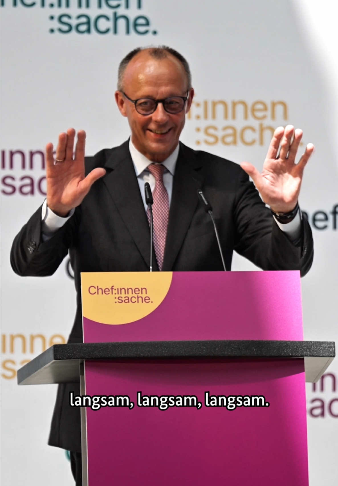A post by @bundeskanzler on TikTok caption: Für Gleichberechtigung.  #Bundeskanzler #FriedrichMerz 