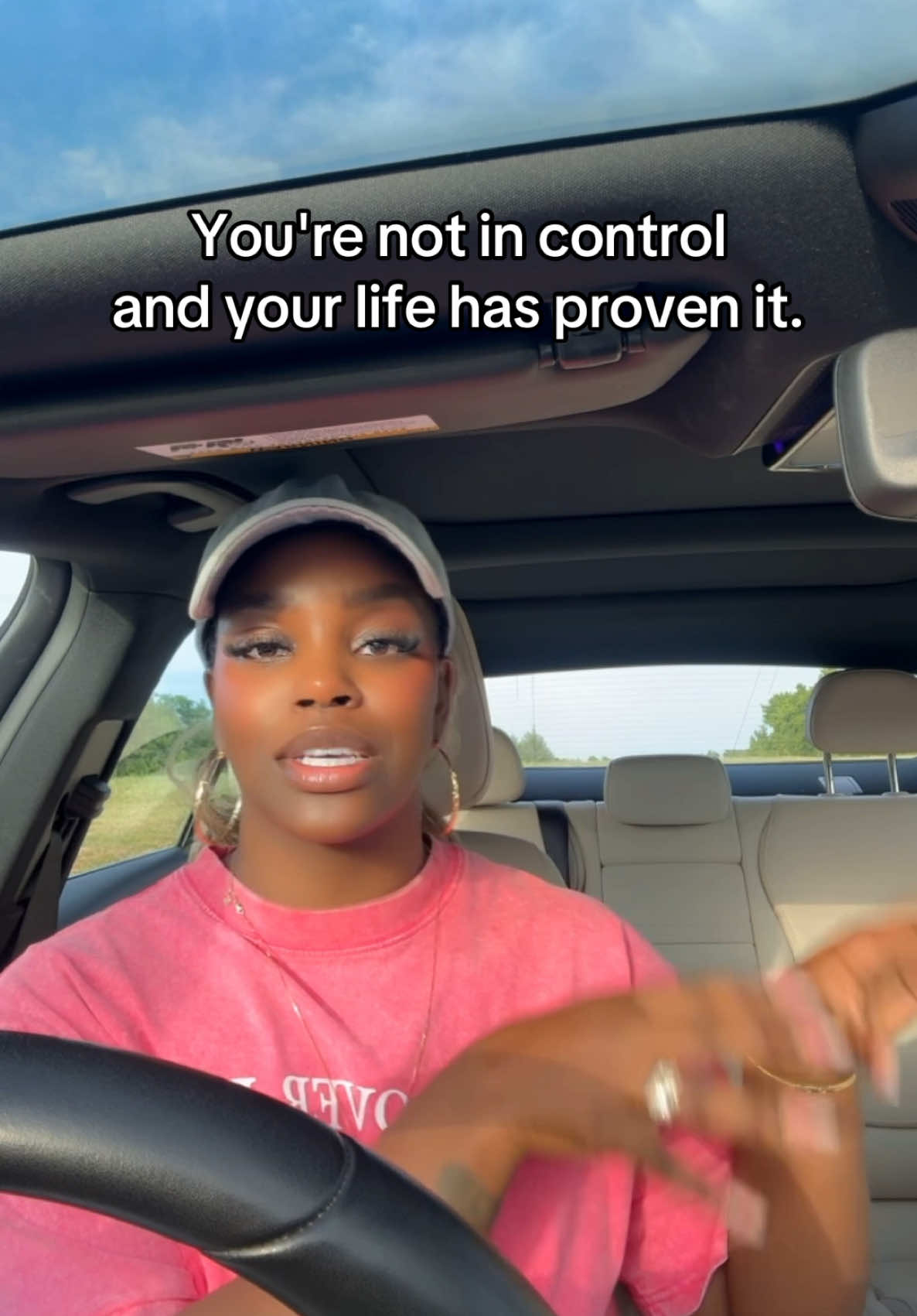 A post by @kittiejrose on TikTok caption: It feels amazing not to worry and to fully trust God. I was coming out of worship and this hit me. 🙌🏾
