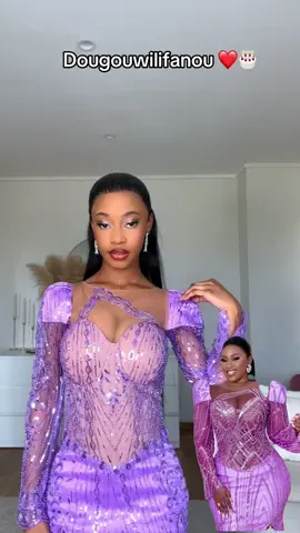 A post by @kim.makosso_officielle on TikTok caption: @Mariam Ba Lagaré_Officiel ❤️🎂👑 Robe : @Kloset Tenues d’Évènements #pourtoi 