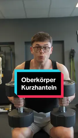 A post by @muellermario on TikTok caption: Oberkörpertraining mit Kurzhanteln🤝🔥 #fitness #gym #workout #training #muskeln #muskelaufbau 