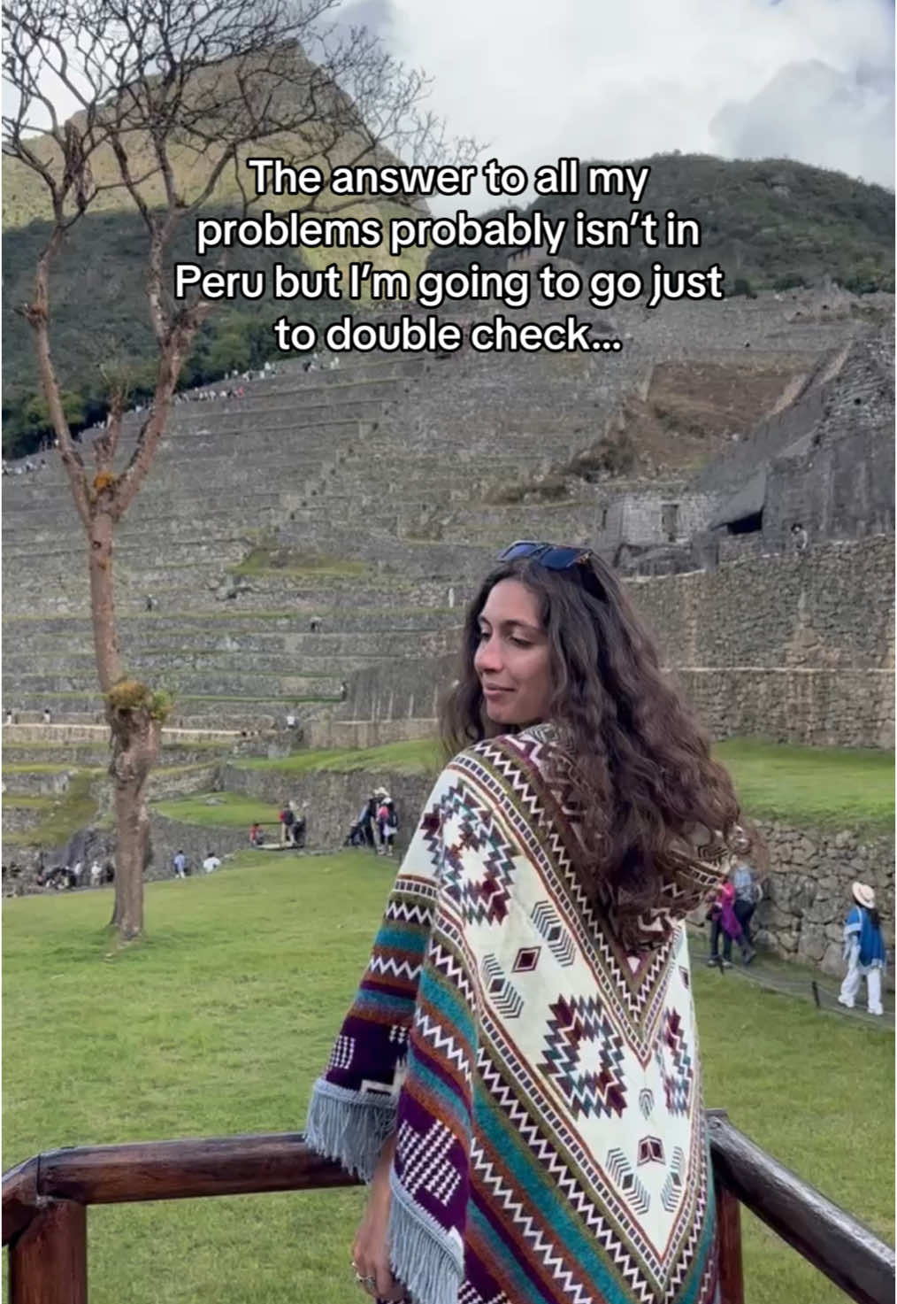 A post by @morgaanfoley on TikTok caption: Can’t a girl just ignore her problems in piece while shoving her face with picarones🤷‍♀️ #peru🇵🇪 #actuallyautistic 