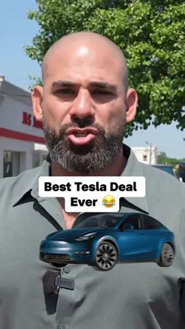 A post by @georgejsaliba on TikTok caption: A gold submariner for a Tesla Model Y is crazy. #tesla #modely #cartrade #rolex #dealership #fy #fyp 