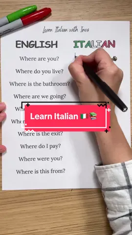A post by @ines.tutoring on TikTok caption: Learn Italian 🇮🇹📚