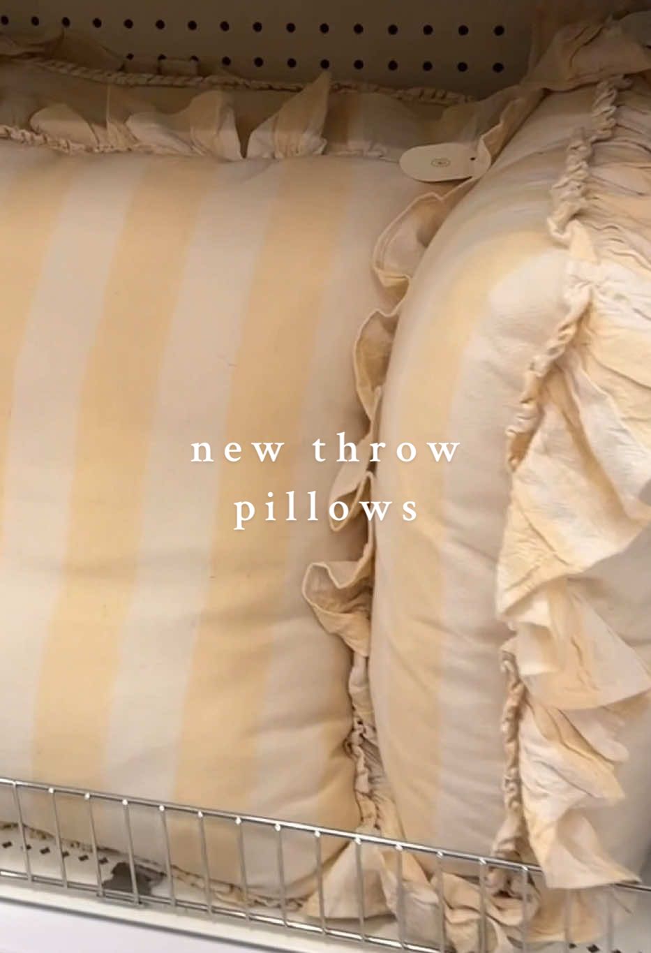 A post by @mrsmckennabarry on TikTok caption: The cutest throw pillows from @target 💛 #homedecor #throwpillows #interiordesign #aesthetichome #cozyhome #cozyathome #homedecorideas #homedecortiktok #homedecorfinds #homedecorinspo #homestyle #homestyling #fyp #foryou #foryoupage  