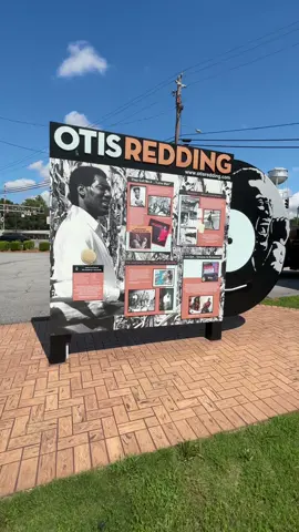 A post by @patti_xoxo_ on TikTok caption: Gray, Georgia home of Otis Redding a special downtown memorial of his life #otisredding #music #georgia #musicicon #sunshine #fyp #foryou #memoriesbringback 
