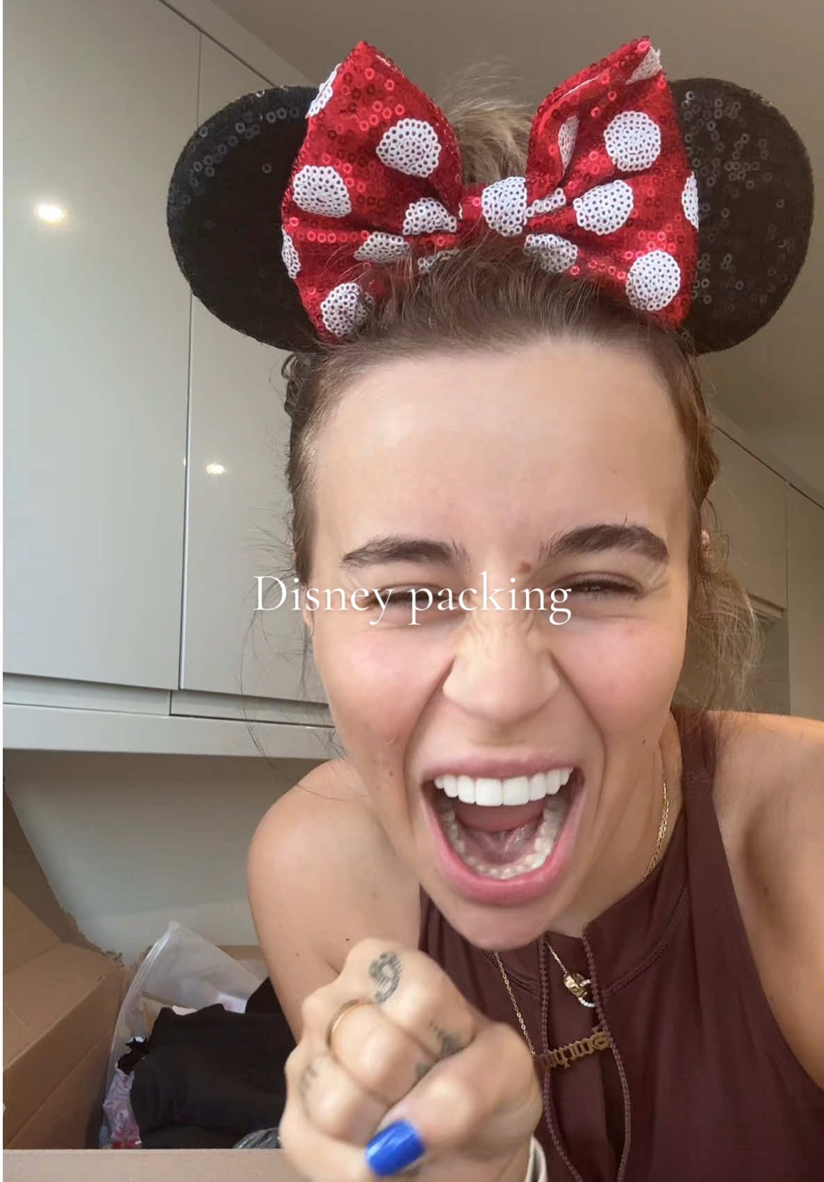 A post by @brandese on TikTok caption: I’m so excited 🐭🥹🎀
