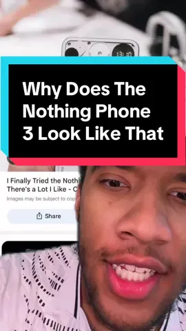 A post by @carterpcs on TikTok caption: Would you buy a flagship nothing Phone 3? #carterpcs #tech #techtok #techfacts #nothing #nothingphone3 