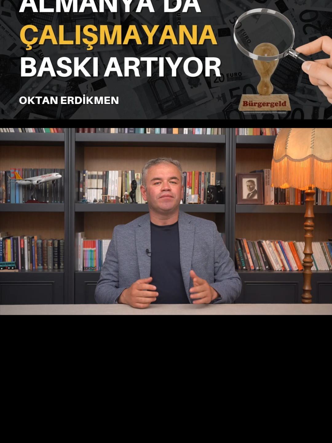 A post by @oktanerdikmen on TikTok caption: Almanya'da çalışmayana baskı artıyor #oktanerdikmen