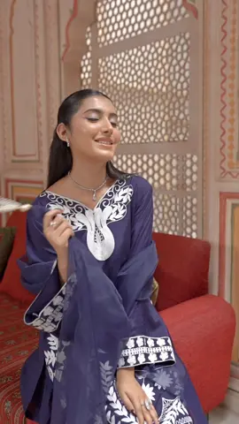 A post by @umnaaofficial on TikTok caption: Latest luxury raw silk partywear collection #summersale #pakistaniclothesuk #tiktokmademebuyit #shalwarkameez #flashsale #trending #umnaaofficial #farshishalwar 