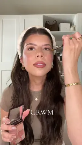 A post by @elainamich on TikTok caption: Quick grwm 🤍 lmk if you want more or these #grwm #grwmroutine #grwmmakeup #getreadywithme #makeuptutorial #hairtutorial #hairstyle #girly #hair #SkinCare #minivlog #routine #aesthetic  @Diorbeauty @MakeUpForEverUSA @Anastasia Beverly Hills @Hourglass Cosmetics @tarte cosmetics @elfcosmetics @Charlotte Tilbury @YSL Beauty @Armani beauty 