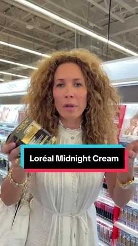 A post by @tatlondono on TikTok caption: I’ve tried many luxury creams… The L’Oréal Paris Midnight Cream from Walmart gives me the same next-level results for just $40. Honestly, what more do you want?🥰 #SkinCare #lorealparis #facecare #skin #tatlondono #lorealparisskincare 