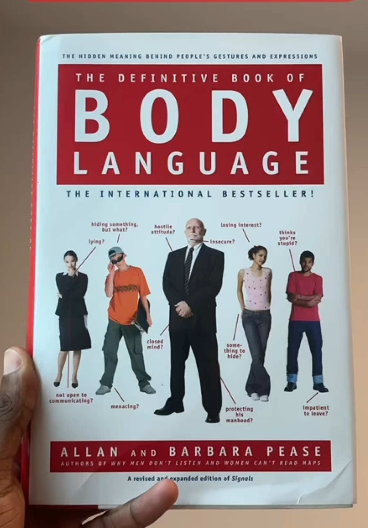 A post by @shaq_mair44 on TikTok caption: 93% of communication is nonverbal. This book will make sure you never miss a signal again.” 🧍‍♂️💬 The Definitive Book of Body Language #BookTok #books #Psychology #BodyLanguageTips #bodylanguage #CommunicationSkills