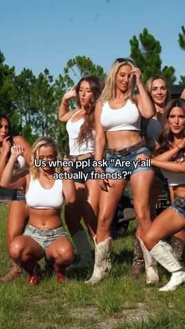 A post by @thebopbarn on TikTok caption: You know it 🤠 who would you want to be besties with? 👯‍♀️ #dance #thebopbarn #country #countrygirl #bopbarn #bophouse #besties #countrygirls #viral 