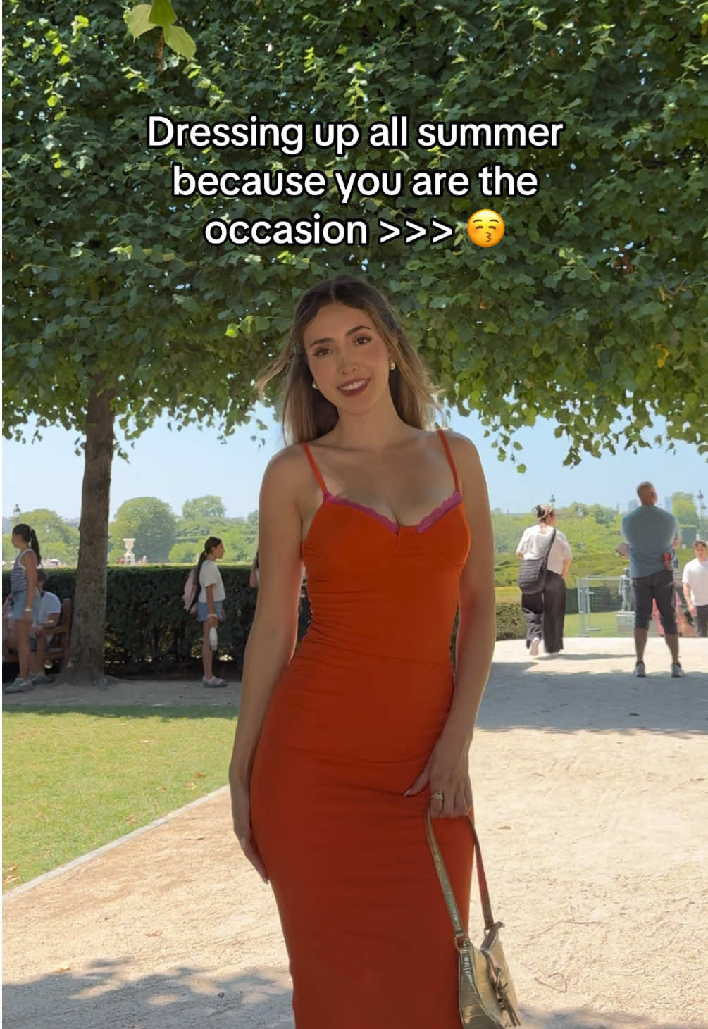 A post by @paulinat on TikTok caption: I'm obsessed with this dress from @shein_us 🌞🫶🏼 Search @shein_offical BAE for big deals during the #SHEINsummersale ! Use code PAUSUMMER for 15% off select styles! #SHEINsaveinstyle #SHEINpartner 